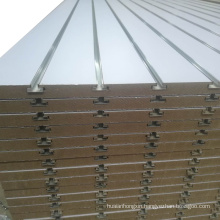 aluminium slotted MDF/mdf slot board/melamine slotted mdf